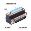 chenyang RS232 DB25Pin Serial Port 90 Degree Down Angled Connector Parallel LPT AES/EBU Adapter