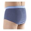 Wearever Incontinence Underwear for Men - Reusable & Washable Men's Bladder Control Briefs with Regular Absorbency - Leak Proof Underwear (Pack of 3) (Gray) (3XL)