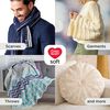 Red Heart E728.4600P03 Soft Yarn, Acrylic, White, 3 Pack, 3 Count