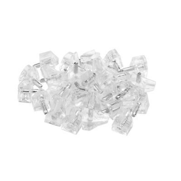 100PCS Shelf Support Dowel Pins 3mm Transparent Plastic Replacement Dowel Pin...