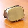 Cat Tree Moon Brass Rectangle Pill Box
