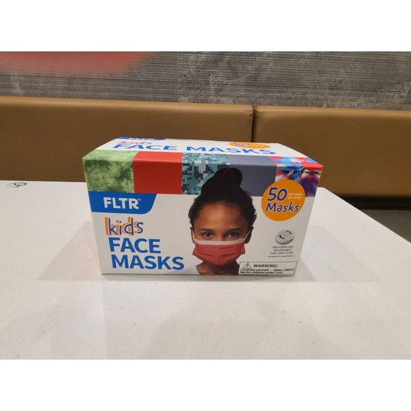 FLTR Kids Face Mask - 50 Masks-5 Different Designs