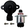 Throttle Position Sensor and Idle Air Control Valve Set Work for Chevrolet 2000-2002 Silverado 1500 (submodel: Base, LS, LT) Without Traction Control