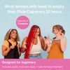 Pixie Menstrual Cup - No Metals or Toxins - Ranked 1 for The Most Soft Reusable Period Cup - Wear 12 Hours - 100% Medical-Grade Silicone - Tampon Alternative - Buy One We Give One (XL)