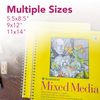 Strathmore STR-362-5 40 Sheet No.90 Mixed Media Pad, 5.5 by 8.5"