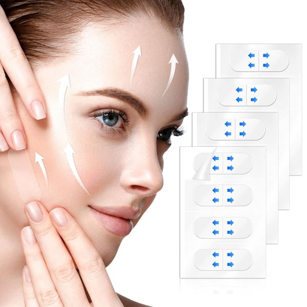 Unsichtbare Frauen - Gesichtstape Lifting Gesicht für V Shape Face! Doppelkinn Entferner und Kinn straffen mit Beauty Tape Lifting Tapes Gesicht oder Face Lifting Tape für Gesicht & Augen 40 Pcs