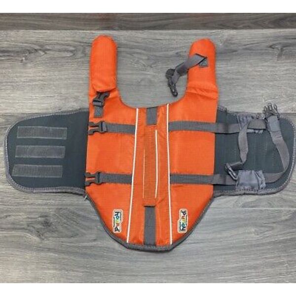 Outward Hound Pet Gear Small Adjustable Life Jacket Orange Dog