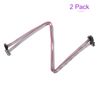DMiotech 2 Pack Long 20CM 1.27MM Flat Ribbon Cable IDC 6 Pin Connector
