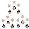 Buttons Galore Flatbacks - Winter Waddlers