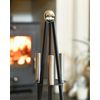 Black Contemporary "Pyramid" Companion Set