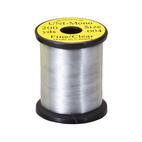 Fly Tying Material - UNI-Mono Clear Monofilament - fine - 200 yd.