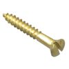 ForgePack Wood Screws - Solid Brass | 1" x 6 | Solid Brass | Pack 20