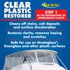 Star Brite Clear Plastic Restorer - Haze & Scratch Remover- Step 1 - 8 Oz (087208)