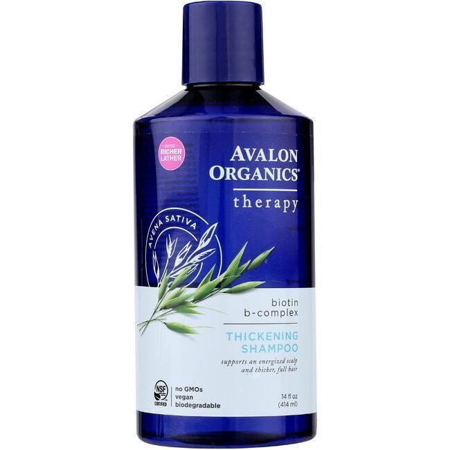 Avalon Organics Biotin B-Complex Thickening Shampoo 14 fl oz Liq