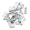 sourcing map 20 Pcs Plastic Cover Shell Housing Gray for D Sub DB9 9Pin Connector