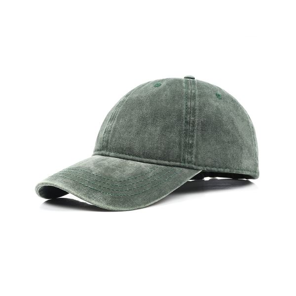 Zylioo XL Vintage Basecap Kappe Für Großen Kopf Pigment Baseballkappe Washed Cotton Used Look Baseball Cap Waschbare Cappy 57-59cm