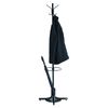 Safco Products 4168BL Costumer Coat Rack Tree with Umbrella Stand, Black