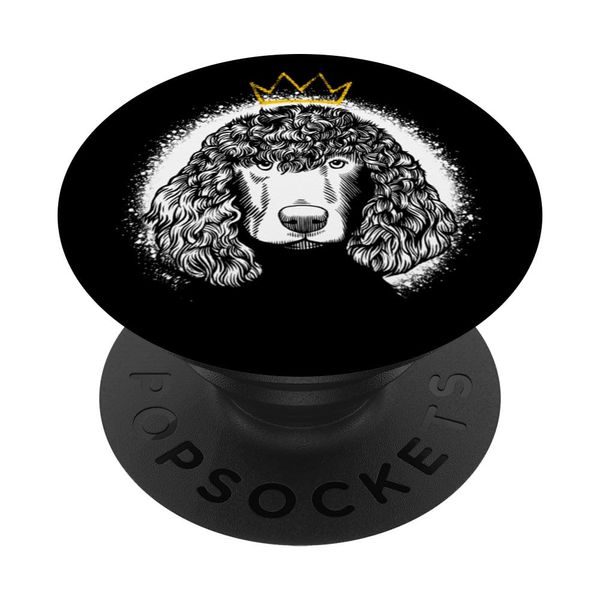 Irish Water Spaniel with Crown PopSockets Adhesive PopGrip