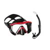 Mares i3 + Bay Snorkel Set (Black/Red)