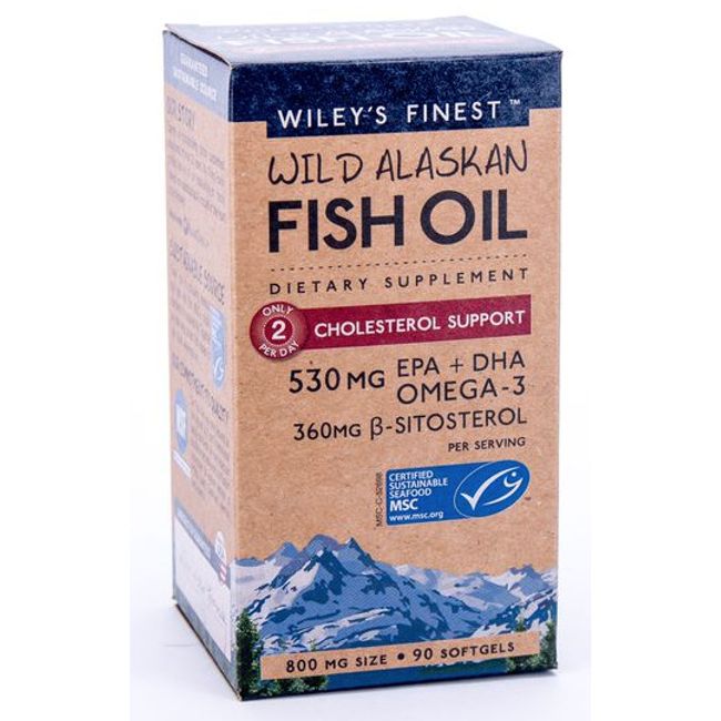 Wiley's Finest Fish Oil 90 softgels 800 mg