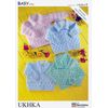 UKHKA Knitting Pattern 6 for 4 Ply - Cardigans and Sweater