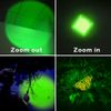 RaySoar 4 Color Light Single Mode Red Green Blue Cool White Light Flashlight for Night Observation