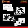 Custom Shop Complete Live Fire Stencil Design Set – Includes 3 Sizes of All 4 Flame Elements