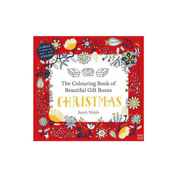 【上海外文】The Colouring Book of Beautiful Gift Boxes: Christmas (Colouring Book of Beautiful Boxes)