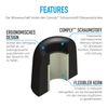 Comply T-400 klein Ohradapter schwarz