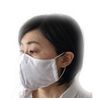 Nippon Insole Industrial Mask, Cooling Sensation, For Summer, Cool, Ice Cotton, Made in Japan, Washable, Reusable, 3D Cotton, Adult, Cloth Mask, White, Set of 3