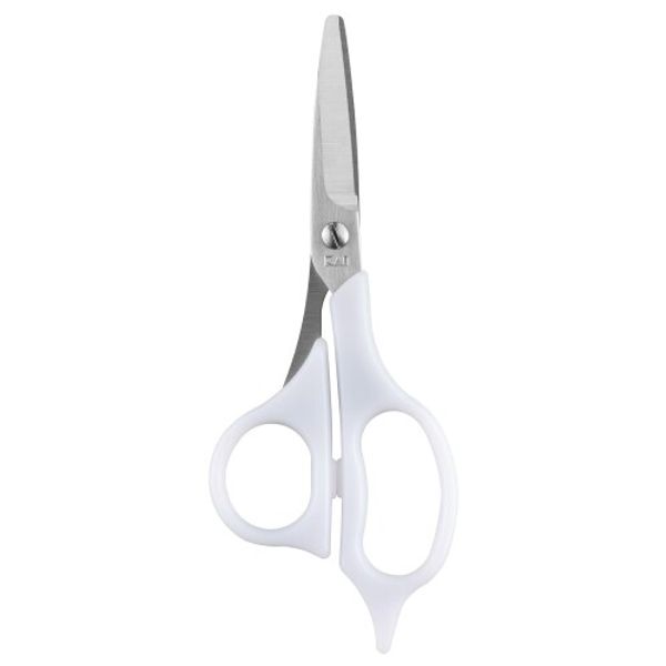 Kai Self-use hair cutting scissors with comb, hair cutting, hairdresser-supervised manual included, KQ3202