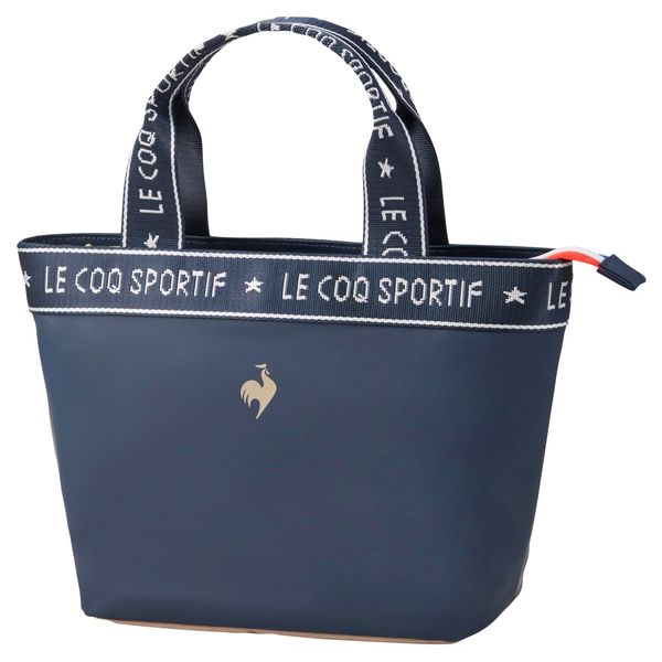 Coq Sportif QQCXJA41 Mini Tote Bag, 4 Dividers, Organization, Logo Tape Design, Sporty Golf, NV00 (navy)