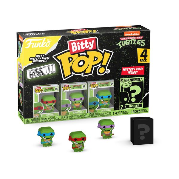 Bitty POP: TMNT- 8-Bit 4PK