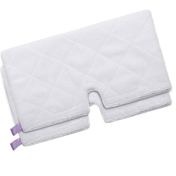 Malayas - 2 Pcs Washable Microfiber Cleaning Mop Pads Replacement Steam Mop Pad Covers Compatible: Shark Steam Pocket Mops S3901 S3501 S3601 S3500 S3550 S3901 S4501 S3455