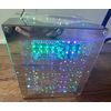 Tesseract Hyper Cube LED Storage Container Box: Hold small electronics + more!
