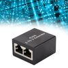 Ethernet Extender Connector Ethernet Socket RJ45 Plug Splitter Adapter Ethernet Splitter RJ45 Network Connector Adapter Ethernet Socket Extender Splitter(One drag two splitter)