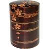 角館 Cherry Leather Craft, Cherry Leather Total Leather Making Tea Container (Large)