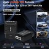 Vgate vLinker MS Bluetooth MFI OBD2 Diagnostic Tool Fault Code Reader OBDII Compatible Car Adapter Check Engine Light for iOS, Android and Windows