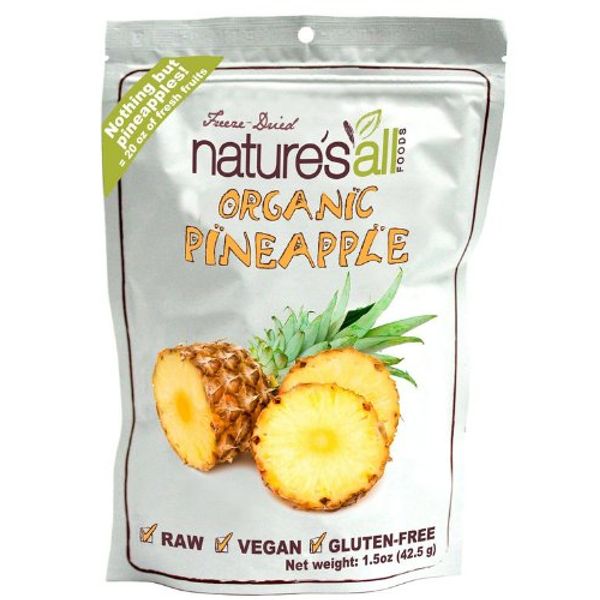 Natures All Pineapple Frz Drd Raw Org