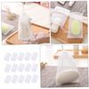 PACKOVE 50pcs Dual-Layer Foaming Soap Net Pouch for Face Cleansing Shower Bath Soap Saver Drawstring