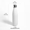 CafePress Retro Sleeping Clock Face 17oz Insulated Water Bottle