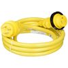 Marinco 199116 Cordset, 30A 125V, 12', Yellow