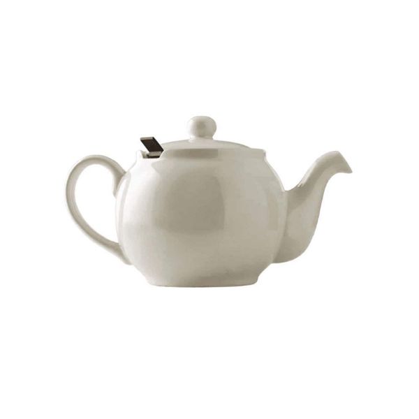 London Teapot Company-Chatsford 2-Cup Teapot with One Brown Filter, Cream