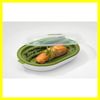 Microwave Steamer – Vegetable & Fish Steamer, Microwave Cookware, Steamer for Co