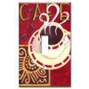 Art Plates - Coffee Cafe Switch Plate - Single Toggle