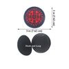 2 PCS Saint Benedict Cross Patches Embroidered Morale Patch Hook and Loop(Khaki Black)