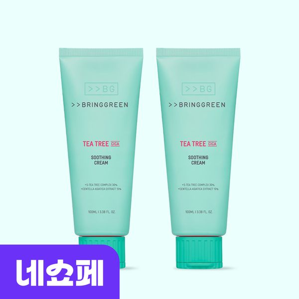 Bring Green Tea Tree Cica Soothing Cream Plus 100ml+100ml