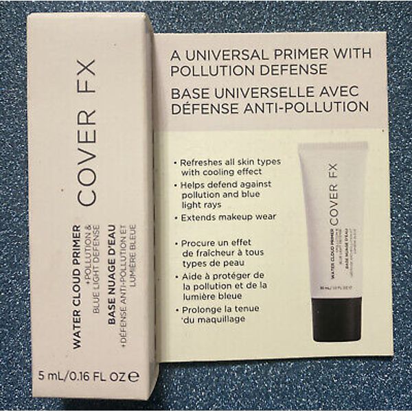 COVER FX Water Cloud Primer - Mini Size 0.16 fl oz./5 ml - NIB