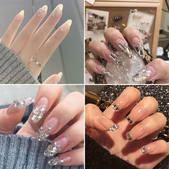 Rhinestone Nail Set