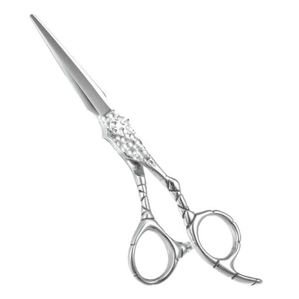 VOCOSTE Hair Scissors, Hair Cutting Scissors, Professional Barber Scissors, Stainless Steel Razor, 6.9&quot; Long, Silver